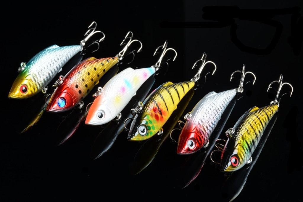 6x 8cm Vib Bait Fishing Lure Lures Hook Tackle Saltwater - John Cootes