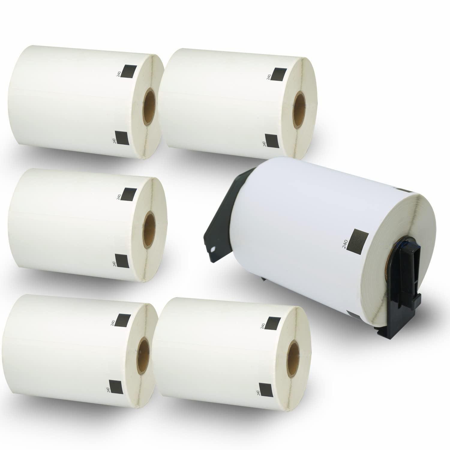 6x DK11240 DK 11240 Thermal Labels For Brother QL500 QL 560 570 580N 1060N ETC - John Cootes