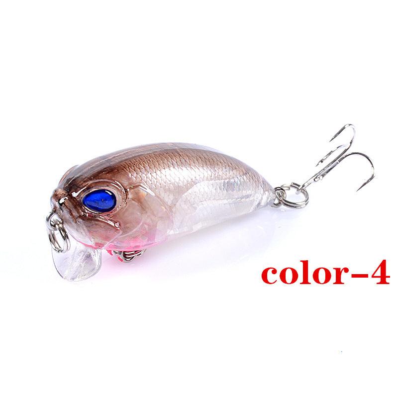 6x Popper Crank 5.1cm Fishing Lure Lures Surface Tackle Fresh Saltwater - John Cootes