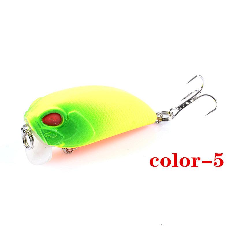 6x Popper Crank 5.1cm Fishing Lure Lures Surface Tackle Fresh Saltwater - John Cootes