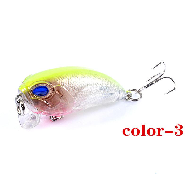 6x Popper Crank 5.1cm Fishing Lure Lures Surface Tackle Fresh Saltwater - John Cootes