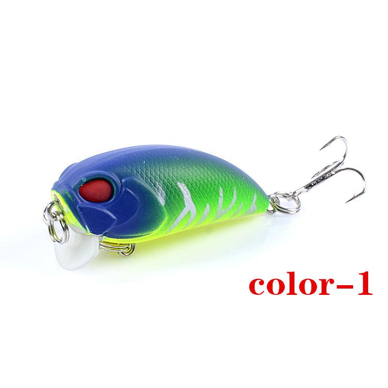 6x Popper Crank 5.1cm Fishing Lure Lures Surface Tackle Fresh Saltwater - John Cootes