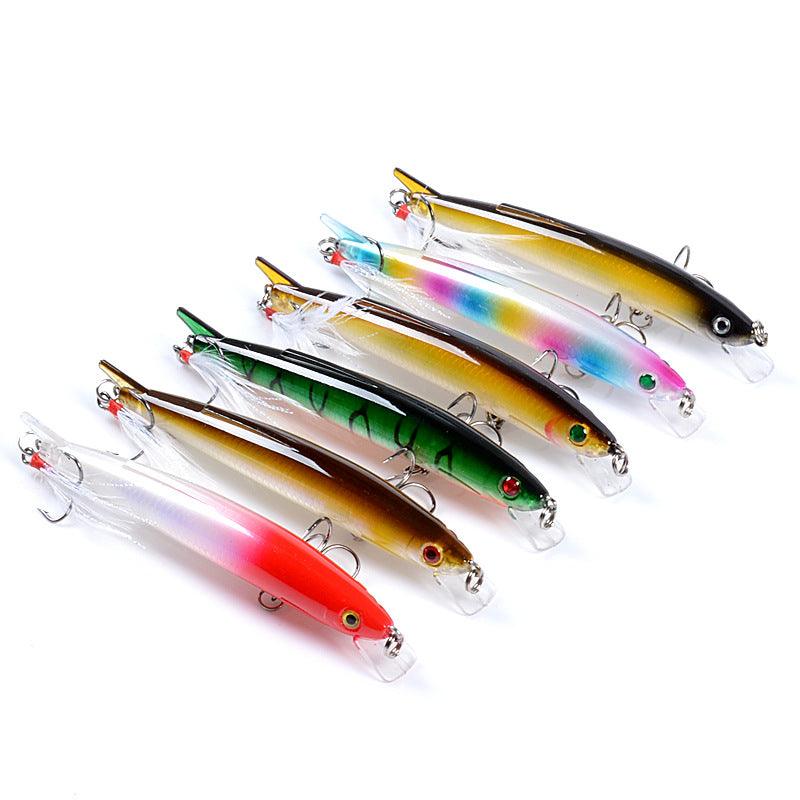 6x Popper Minnow 11.7cm Fishing Lure Lures Surface Tackle Fresh Saltwater - John Cootes