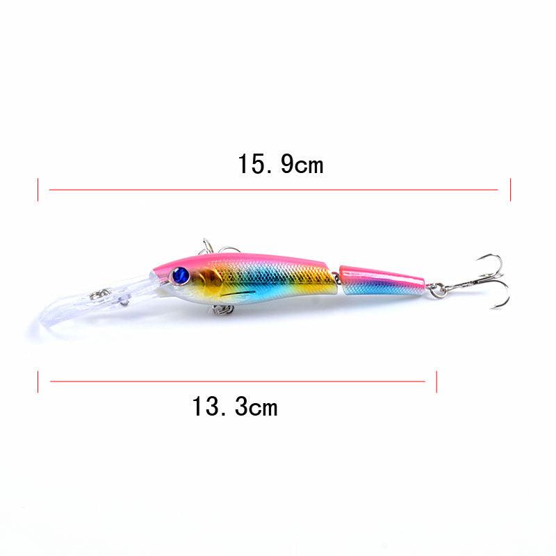 6x Popper Minnow 13.3cm Fishing Lure Lures Surface Tackle Fresh Saltwater - John Cootes