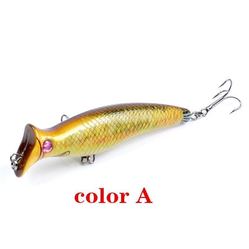 6x Popper Poppers 12.4cm Fishing Lure Lures Surface Tackle Fresh Saltwater - John Cootes