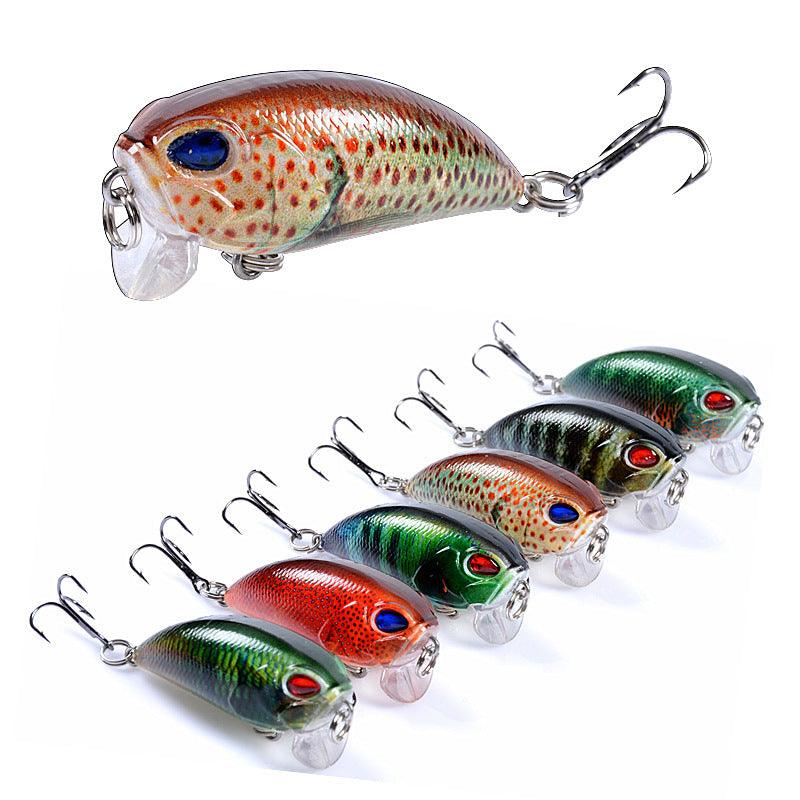 6x Popper Poppers 5.1cm Fishing Lure Lures Surface Tackle Fresh Saltwater - John Cootes