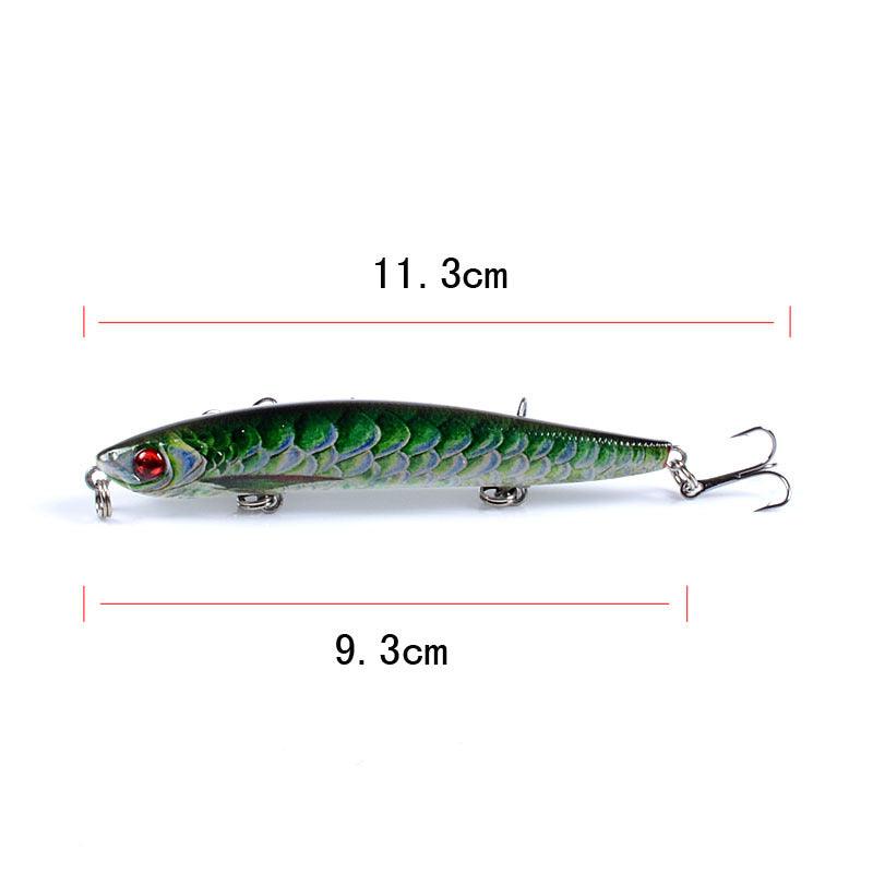 6x Popper Poppers 9.3cm Fishing Lure Lures Surface Tackle Fresh Saltwater - John Cootes