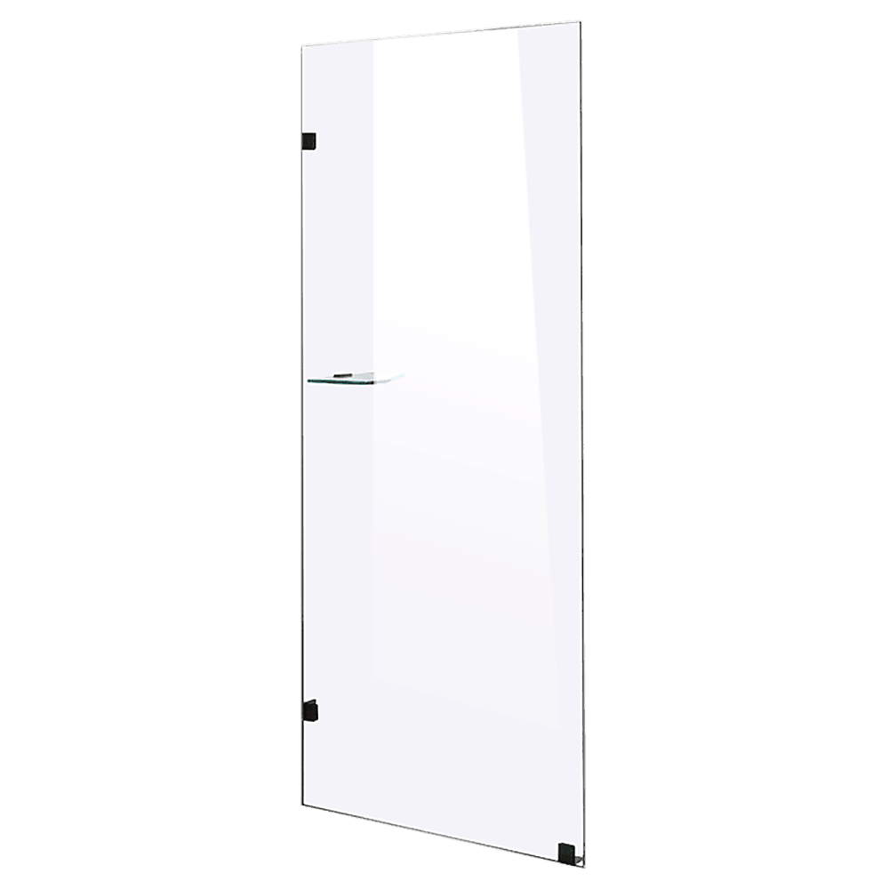 700 x 2100mm Frameless 10mm Safety Glass Shower Screen - John Cootes