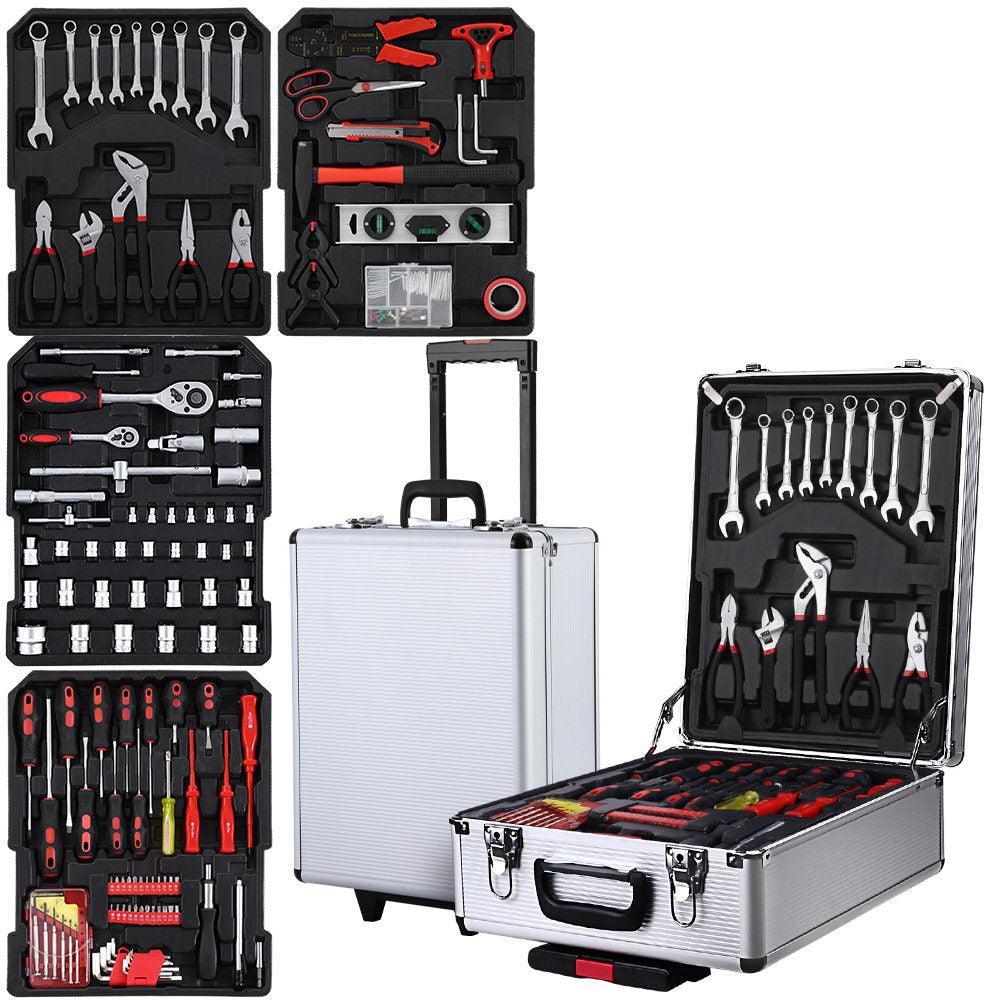 786pcs Tool Kit Trolley Case Mechanics Box Toolbox Portable DIY Set SL - John Cootes