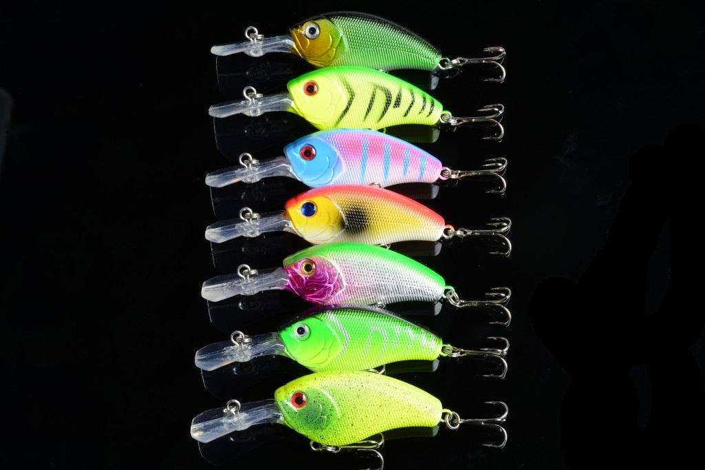 7x 9cm Popper Crank Bait Fishing Lure Lures Surface Tackle Saltwater - John Cootes