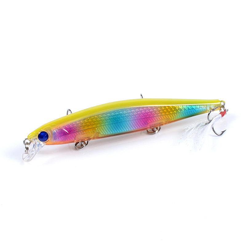 7x Popper Minnow 11cm Fishing Lure Lures Surface Tackle Fresh Saltwater - John Cootes