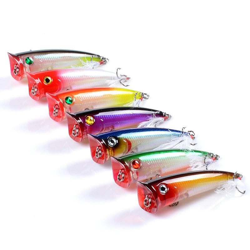 7x Popper Minnow 7.8cm Fishing Lure Lures Surface Tackle Fresh Saltwater - John Cootes