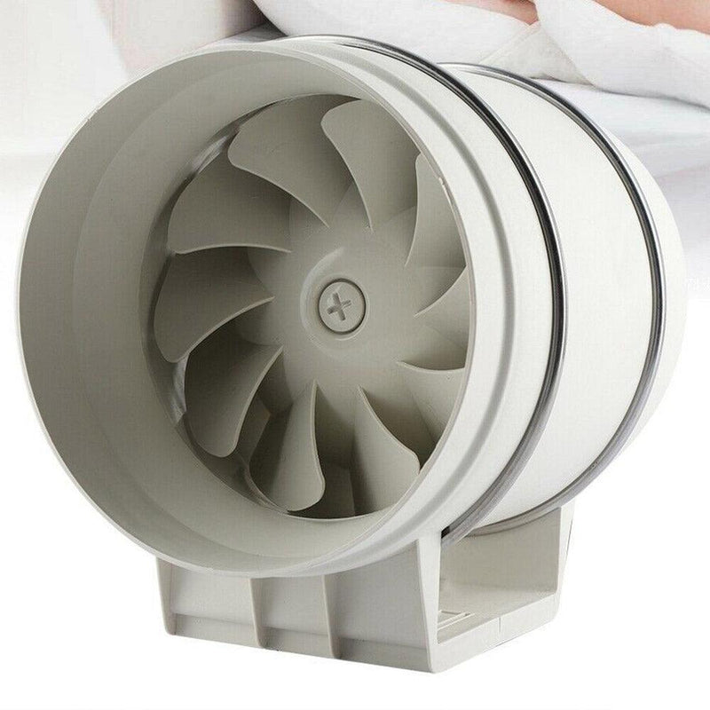 8" Inch Silent Extractor Fan Duct Hydroponic Inline Exhaust Vent Industrial - John Cootes