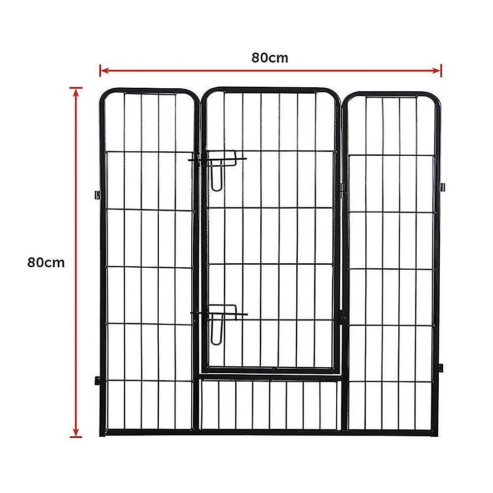 8 Panel Heavy Duty Pet Dog Playpen Puppy Exercise Fence Enclosure Cage - John Cootes