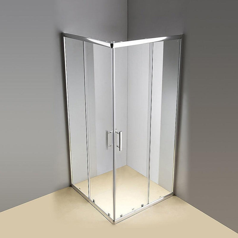 800 x 1000mm Sliding Door Nano Safety Glass Shower Screen By Della Francesca - John Cootes