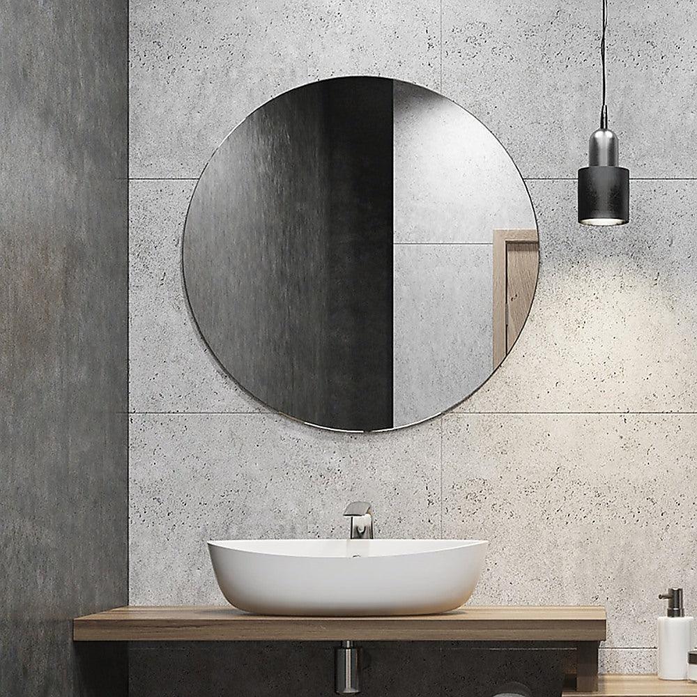 80cm Round Wall Mirror Bathroom Makeup Mirror by Della Francesca - John Cootes