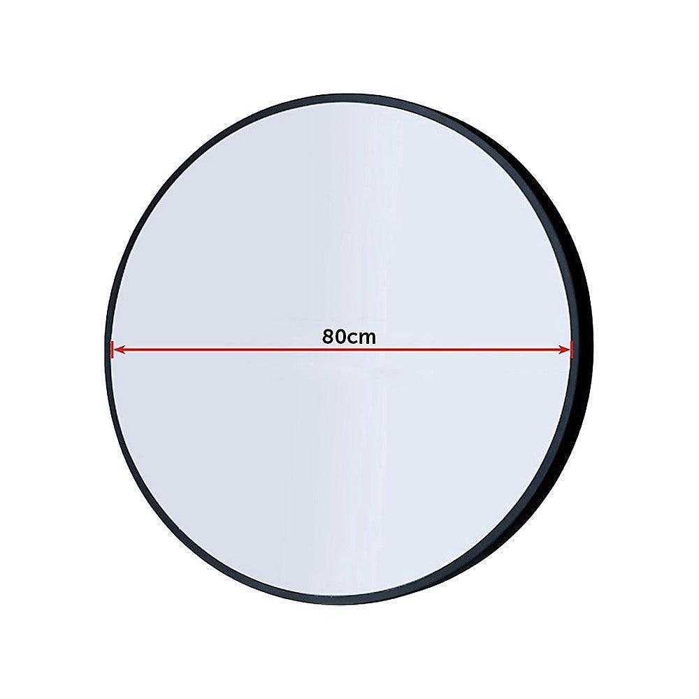 80cm Round Wall Mirror Bathroom Makeup Mirror by Della Francesca - John Cootes