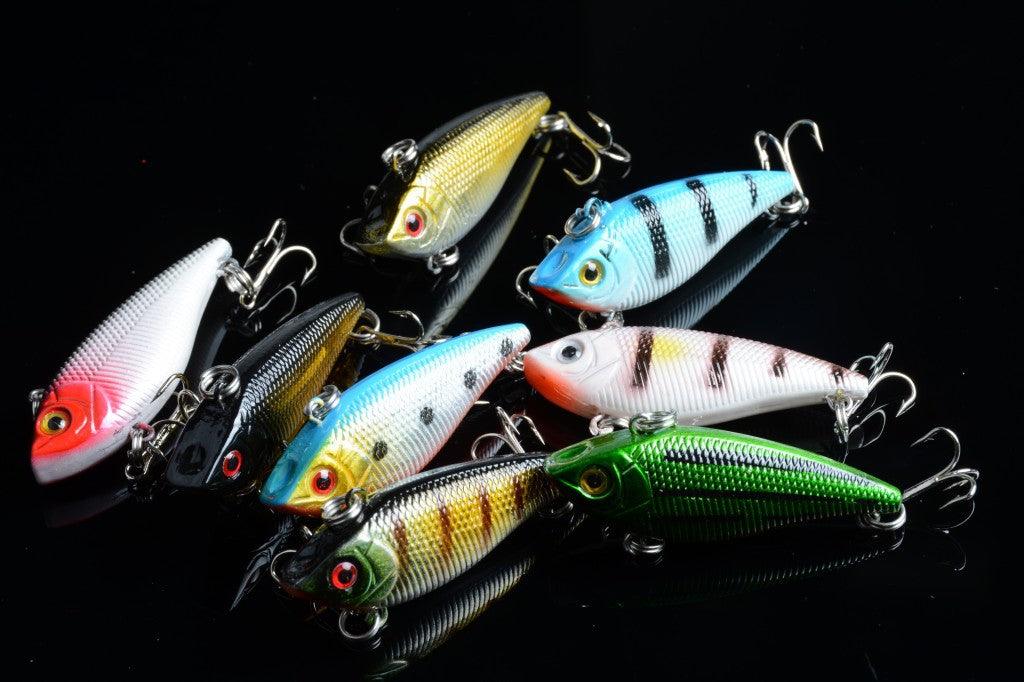 8x 5cm Vib Bait Fishing Lure Lures Hook Tackle Saltwater - John Cootes