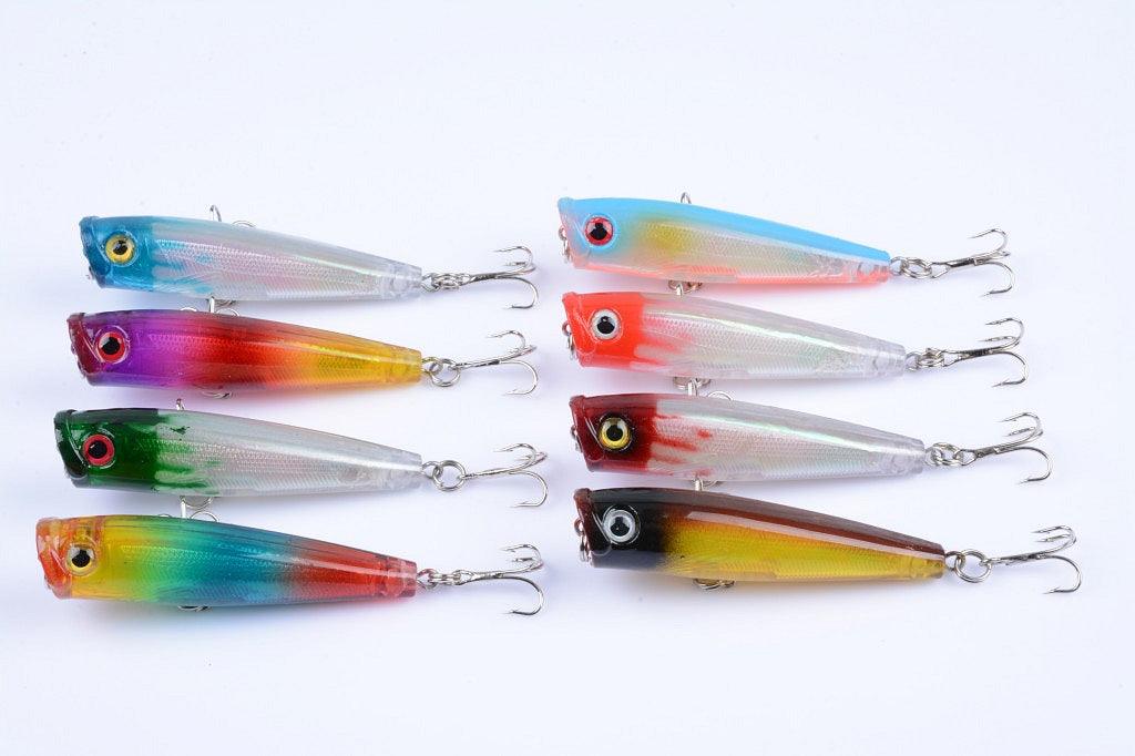 8X 6.5cm Popper Poppers Fishing Lure Lures Surface Tackle Fresh Saltwater - John Cootes