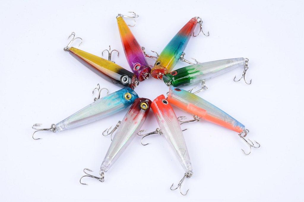 8X 6.5cm Popper Poppers Fishing Lure Lures Surface Tackle Fresh Saltwater - John Cootes