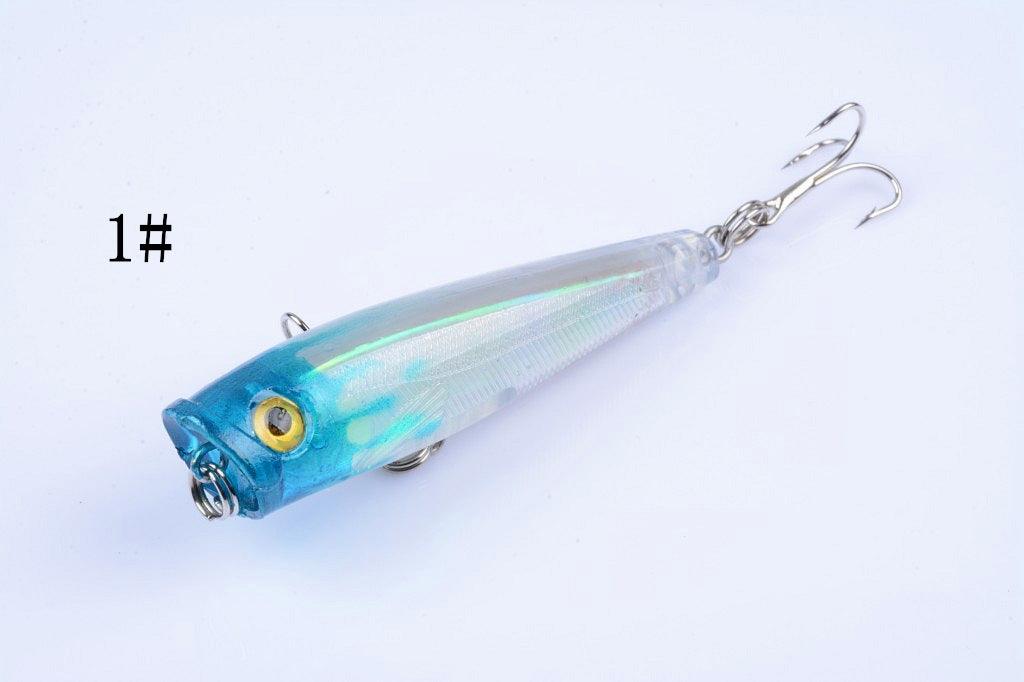 8X 6.5cm Popper Poppers Fishing Lure Lures Surface Tackle Fresh Saltwater - John Cootes