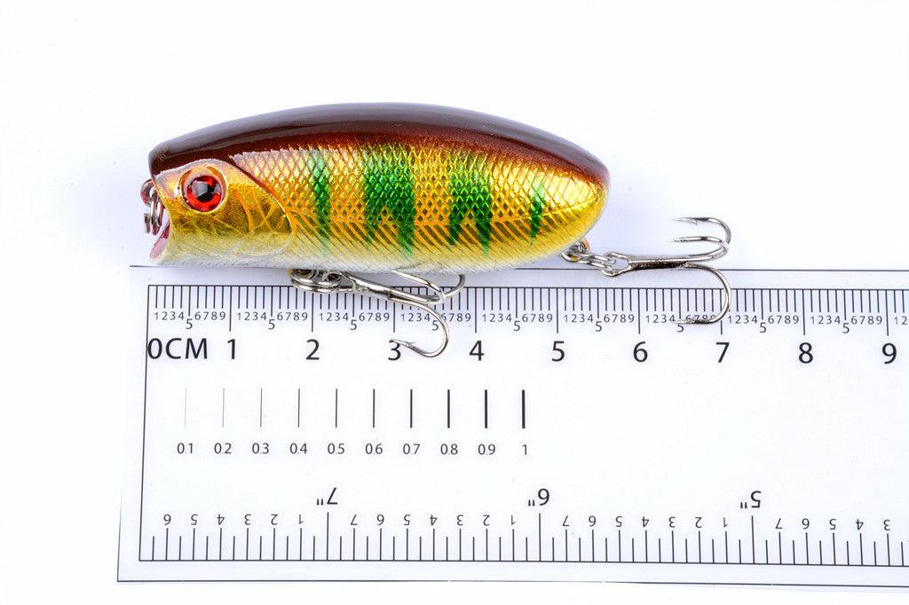 8X 6cm Popper Poppers Fishing Lure Lures Surface Tackle Fresh Saltwater - John Cootes