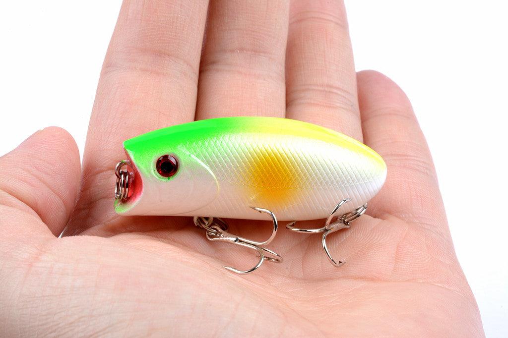 8X 6cm Popper Poppers Fishing Lure Lures Surface Tackle Fresh Saltwater - John Cootes