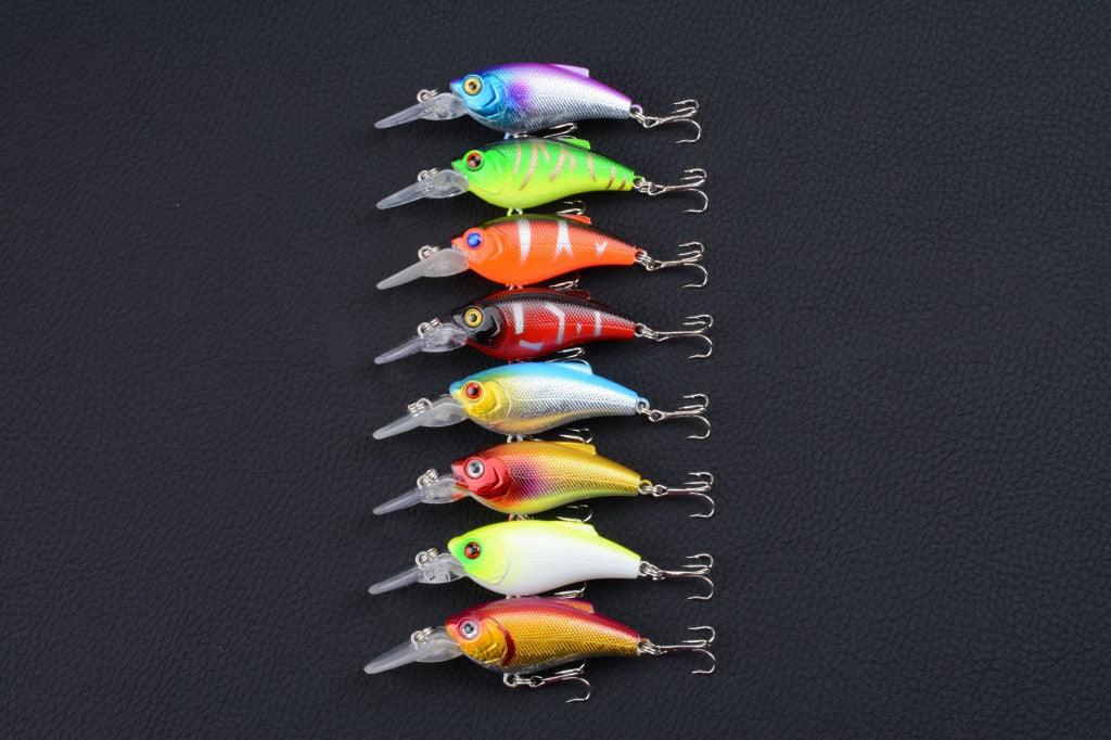 8x 7.5cm Popper Crank Bait Fishing Lure Lures Surface Tackle Saltwater - John Cootes