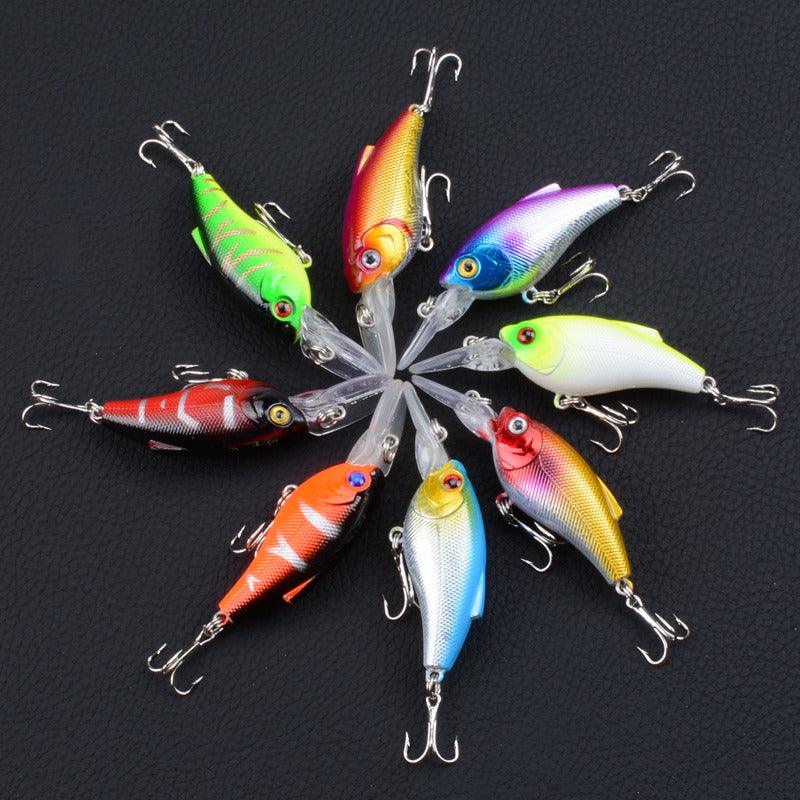 8x 7.5cm Popper Crank Bait Fishing Lure Lures Surface Tackle Saltwater - John Cootes