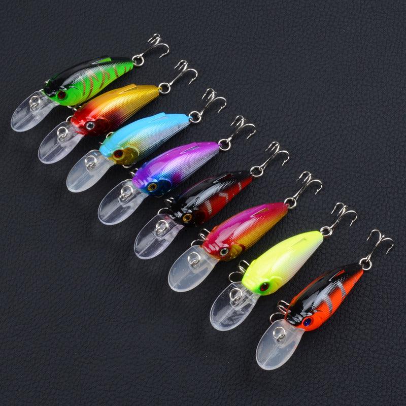 8x 7.5cm Popper Crank Bait Fishing Lure Lures Surface Tackle Saltwater - John Cootes