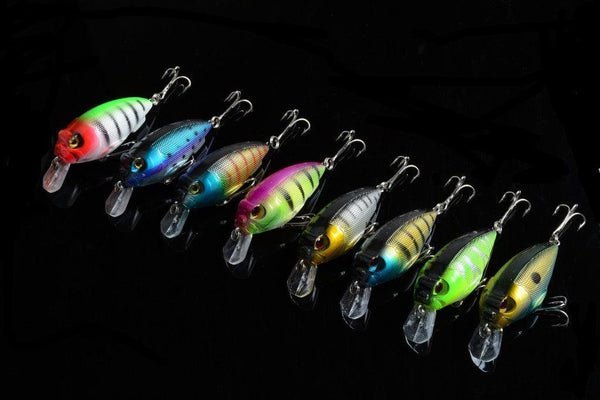 8x 7cm Popper Crank Bait Fishing Lure Lures Surface Tackle Saltwater - John Cootes
