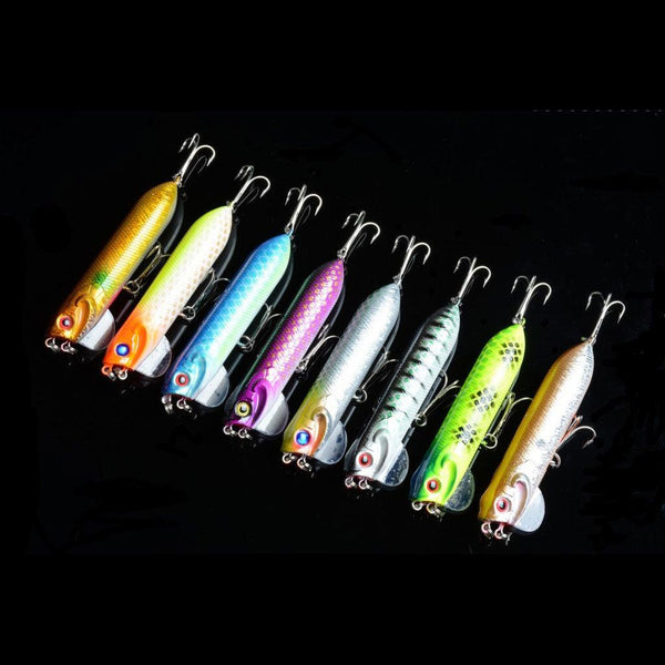 8X 9.5cm Popper Poppers Fishing Lure Lures Surface Tackle Fresh Saltwater - John Cootes