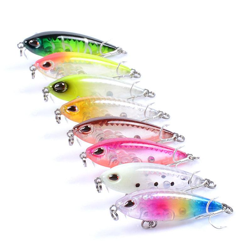 8x Pencil minnow 4.8cm Fishing Lure Lures Surface Tackle Fresh Saltwater - John Cootes