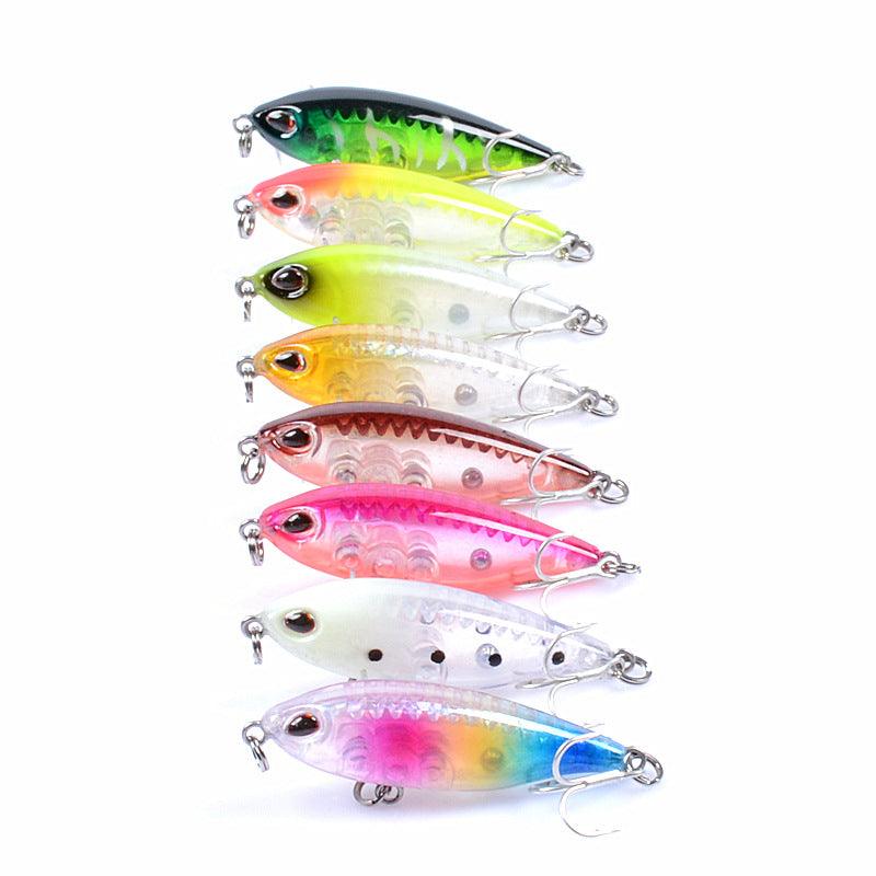 8x Pencil minnow 4.8cm Fishing Lure Lures Surface Tackle Fresh Saltwater - John Cootes