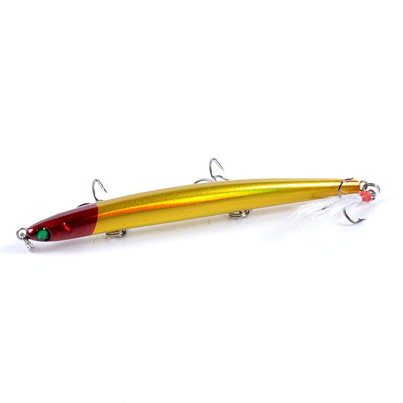 8x Popper Minnow 11.7cm Fishing Lure Lures Surface Tackle Fresh Saltwater - John Cootes