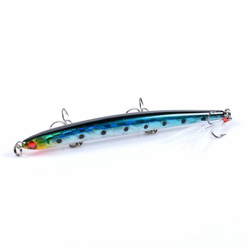 8x Popper Minnow 11.7cm Fishing Lure Lures Surface Tackle Fresh Saltwater - John Cootes