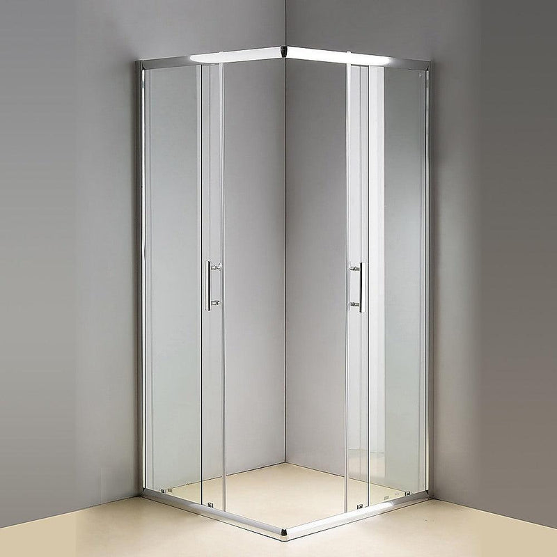 900 x 1000mm Sliding Door Nano Safety Glass Shower Screen By Della Francesca - John Cootes