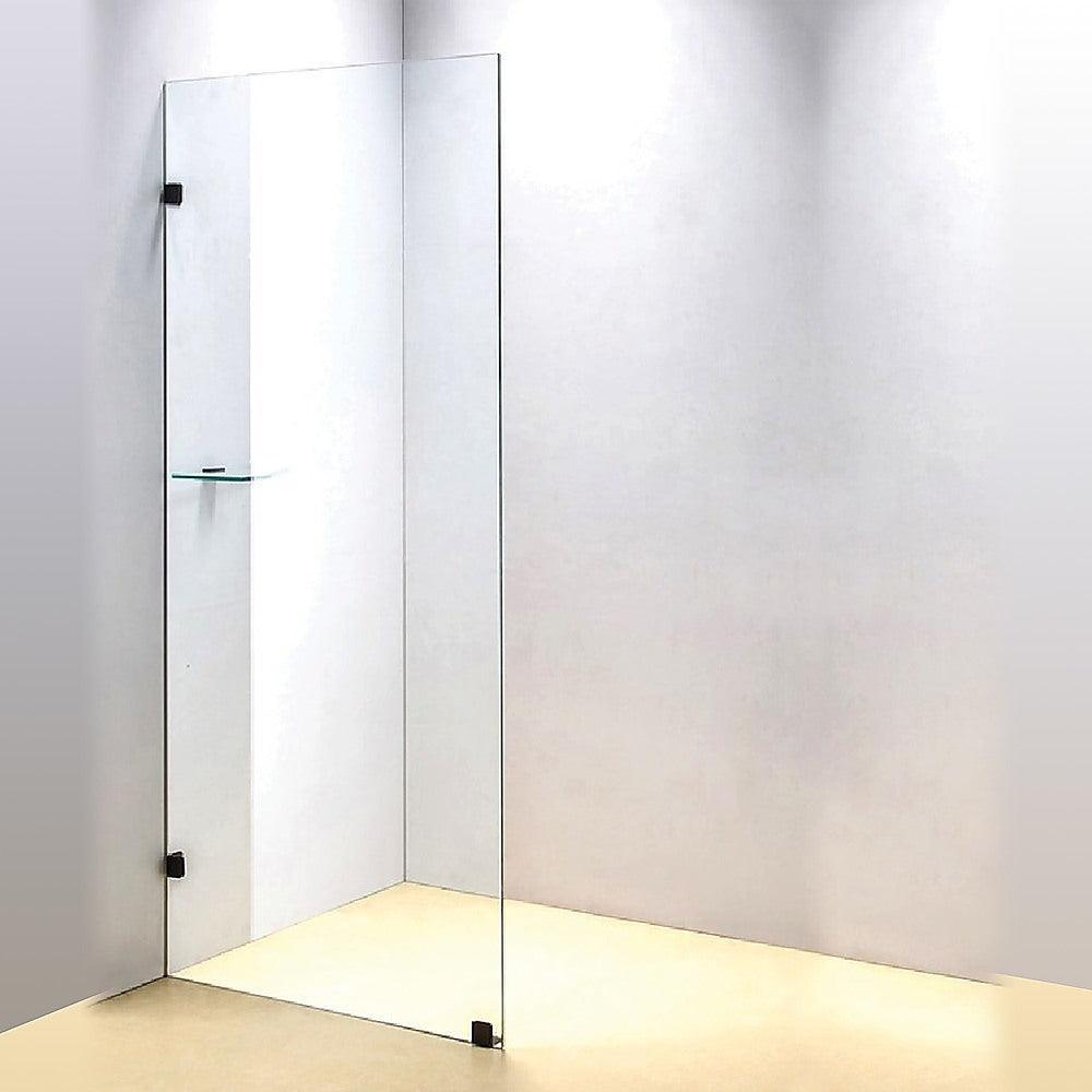 900 x 2000mm Frameless 10mm Safety Glass Shower Screen - John Cootes