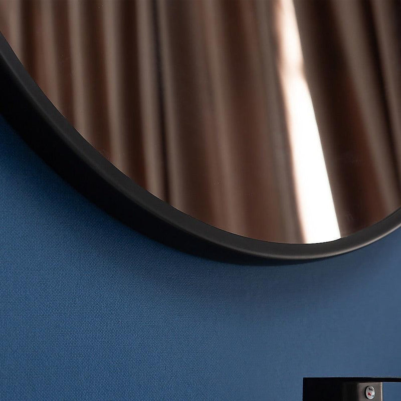 90cm Round Wall Mirror Bathroom Makeup Mirror by Della Francesca - John Cootes