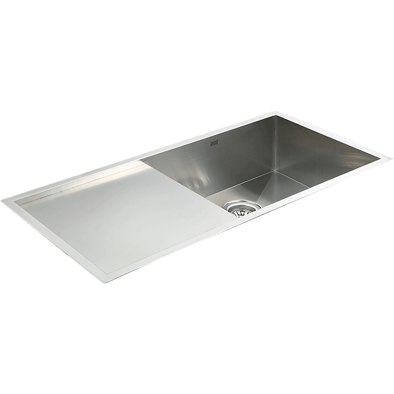 960x450mm Handmade Stainless Steel Undermount / Topmount Kitchen Sink with Waste - John Cootes
