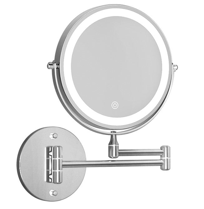 Embellir Extendable Makeup Mirror 10X Magnifying Double-Sided Bathroom