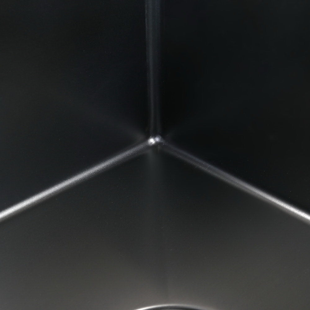Cefito Kitchen Sink 100X45CM Stainless Steel Basin Double Bowl Black