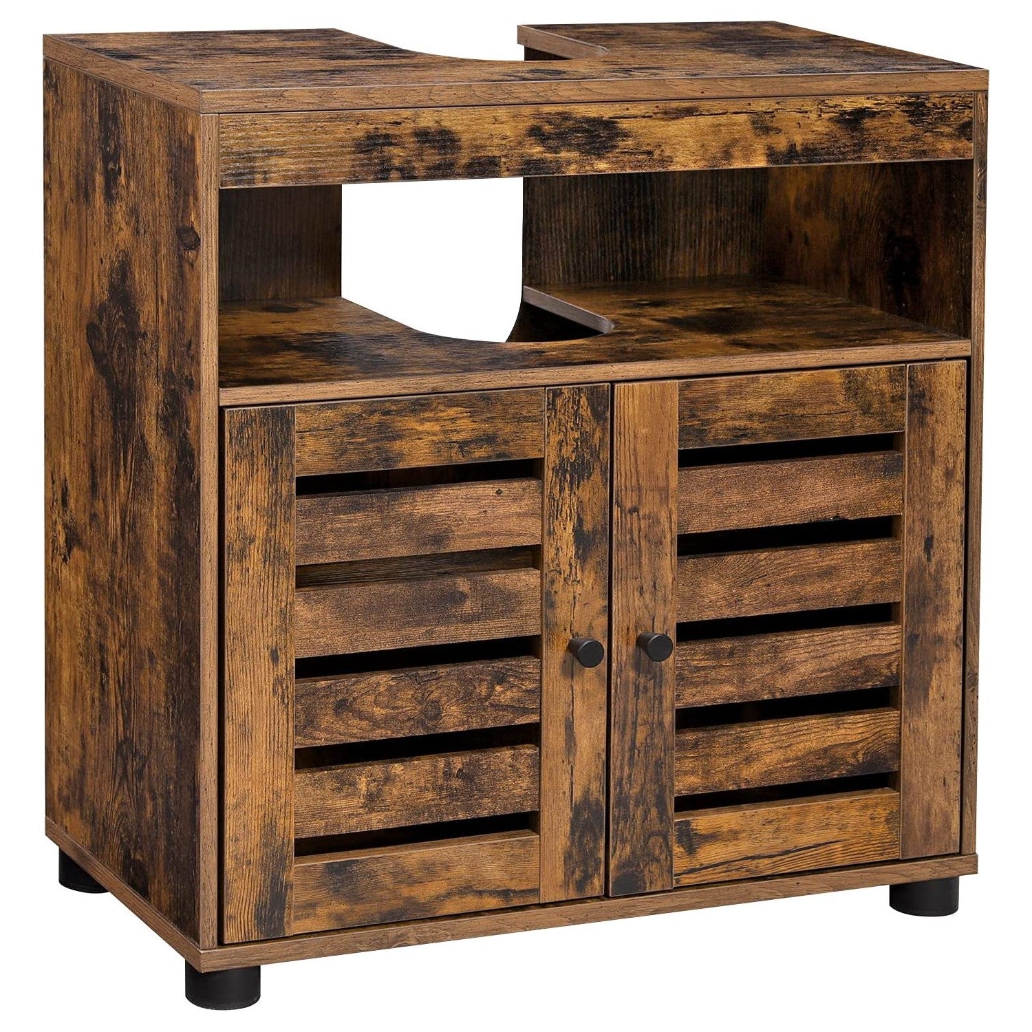 VASAGLE Under Sink Cabinet Rustic Brown