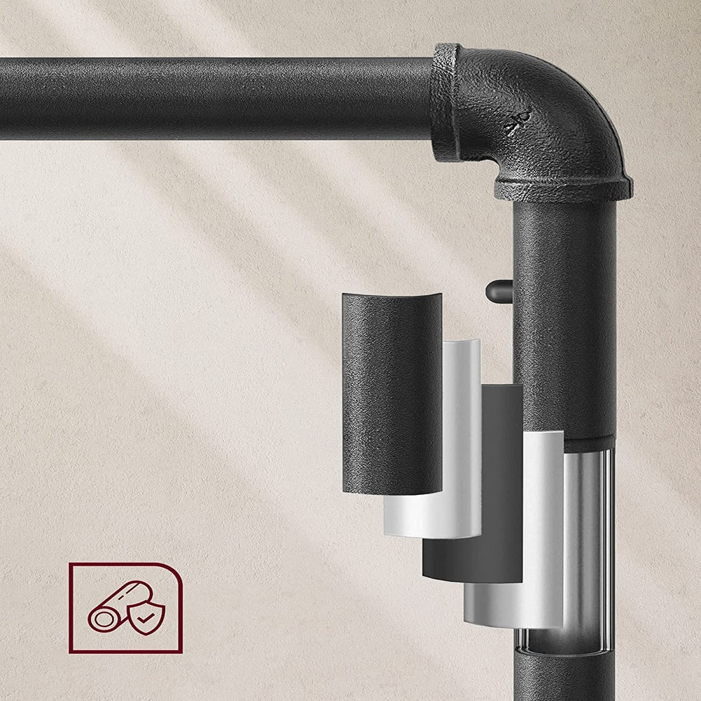 VASAGLE Clothes Rack Rustic Brown and Black