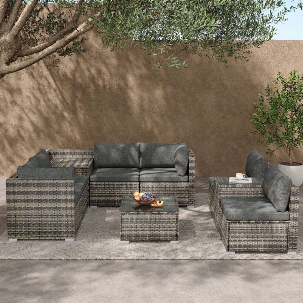 9-Piece Outdoor Setting