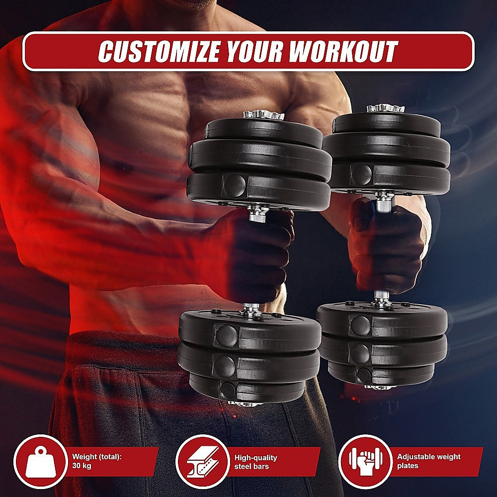 Adjustable Dumbbell Set - 30kgs