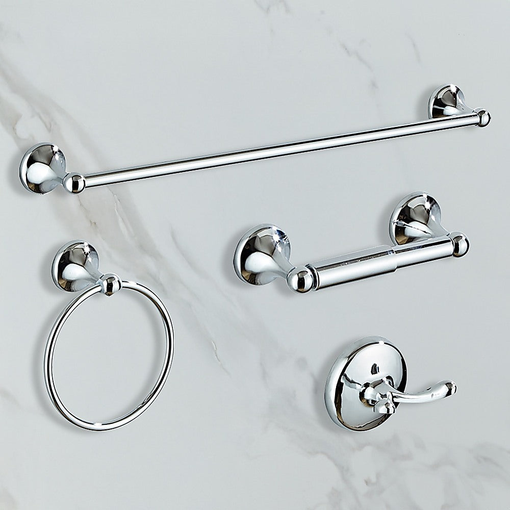 4 Piece Towel Bar Set Bath Accessories Bathroom Hardware