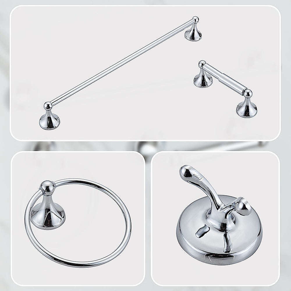 4 Piece Towel Bar Set Bath Accessories Bathroom Hardware