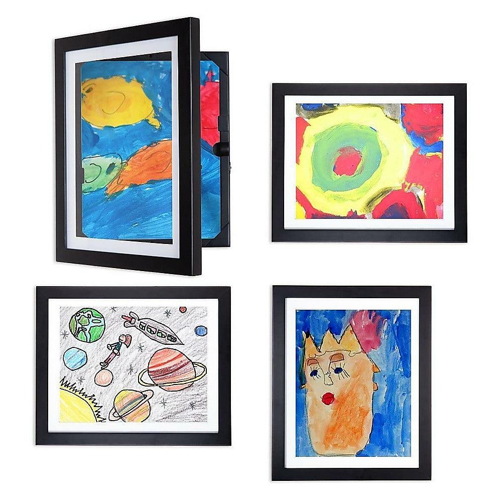 A4 Wooden Picture Frame For 50 Artworks Kids Art Display - John Cootes