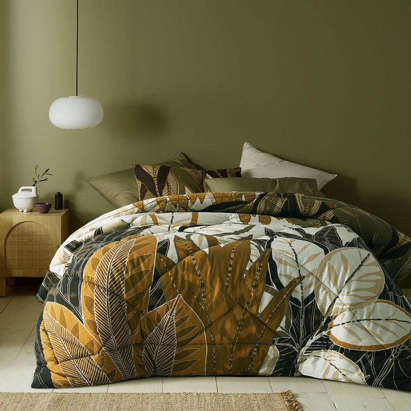 Accessorize Bronte Washed Cotton Printed 3 Piece Comforter Set King - John Cootes